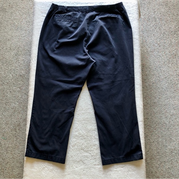 Lands’ End Navy Blue Cropped Pants Fit 3 Size 20W - Picture 2 of 5